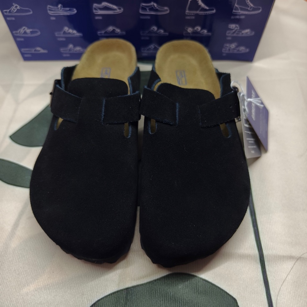 🌟 Birkenstock Boston | Cork footbed and suede upper | New with tags